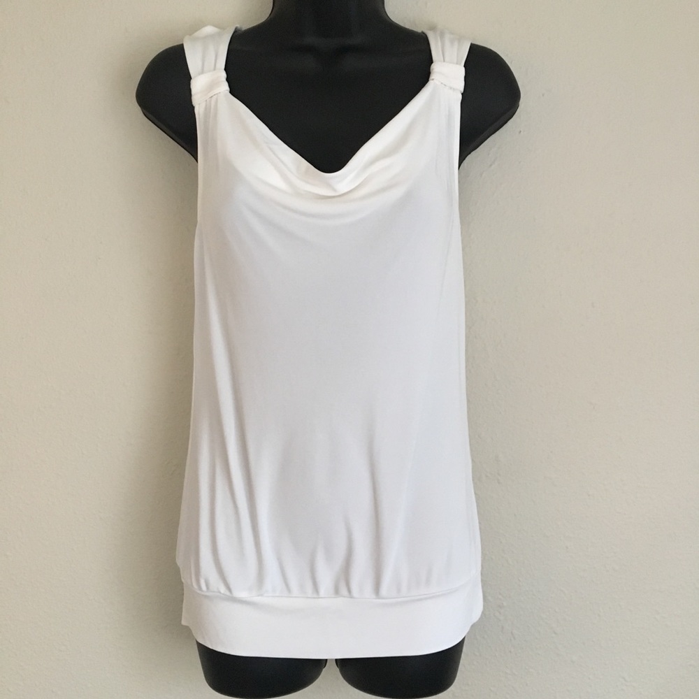 ⭐️4/$20⭐️ WHBM White Cowl Neck Tank